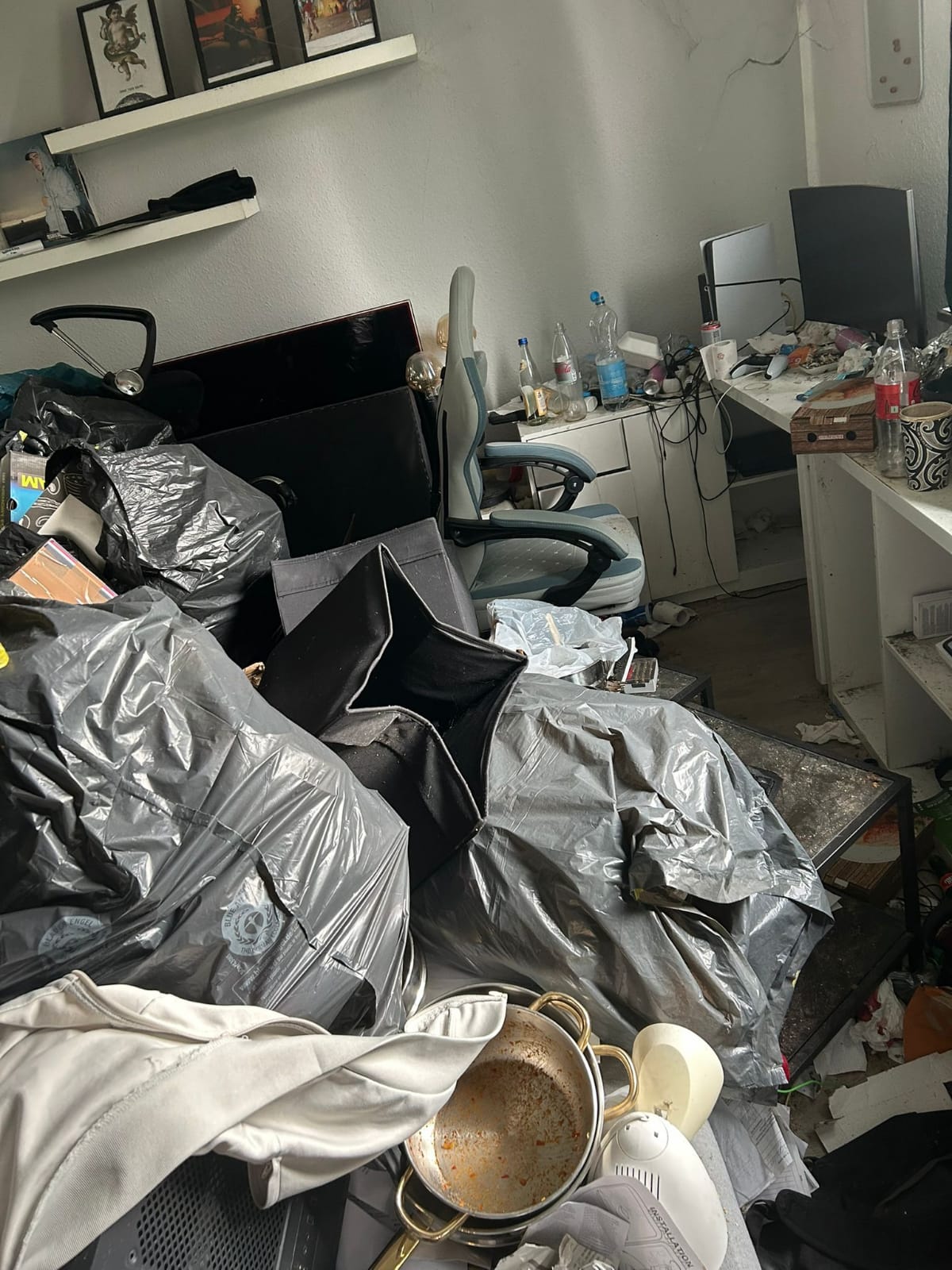 Messie-Entrümpelung Köln Rondorf – Mitarbeiter von Messie24 sortieren und verpacken Hausrat während der diskreten Räumung